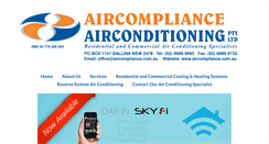 Desktop Screenshot of aircompliance.com.au